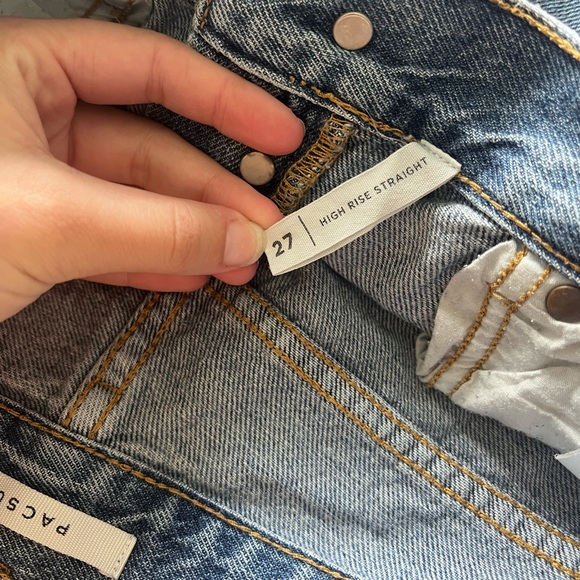 Pacsun Medium-Dark Wash Jeans - Picture 3 of 3